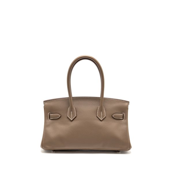 Hermes Birkin Shoulder 29 Evercolor Etoupe SHW stamp W