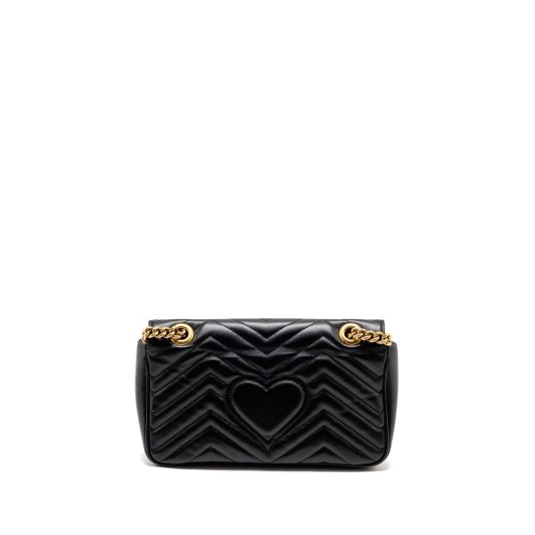 Gucci Medium GG Marmont Bag Calfskin Black GHW