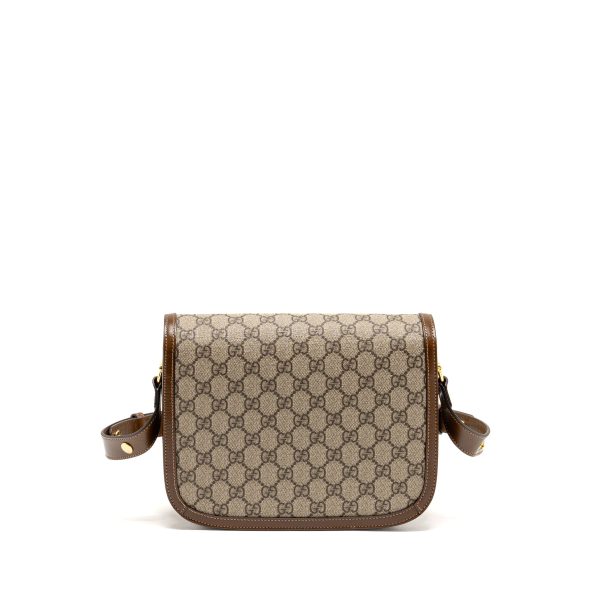 Gucci Horsebit 1955 Shoulder bag GG Supreme Canvas GHW