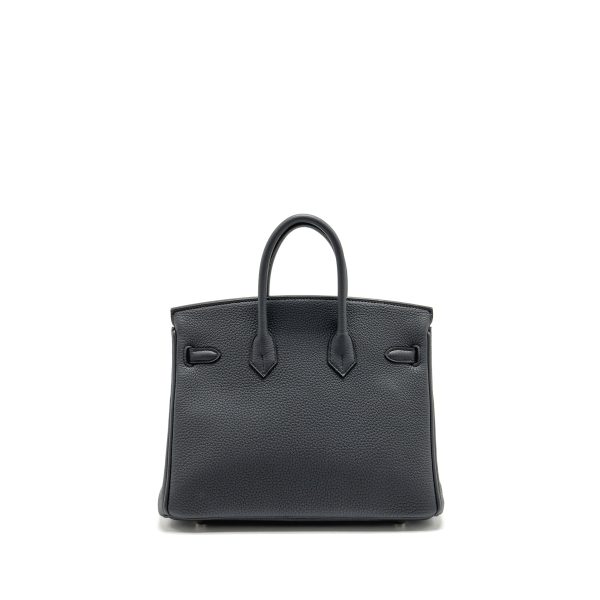 HERMES BIRKIN 25 TOGO GRIS MISTY SHW STAMP W