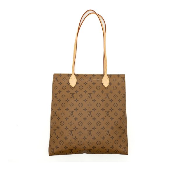 Louis Vuitton carry it tote monogram reverse canvas with print GHW