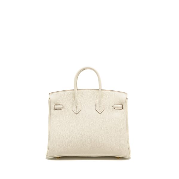 Hermes Birkin 25 Togo Mushroom GHW Stamp W