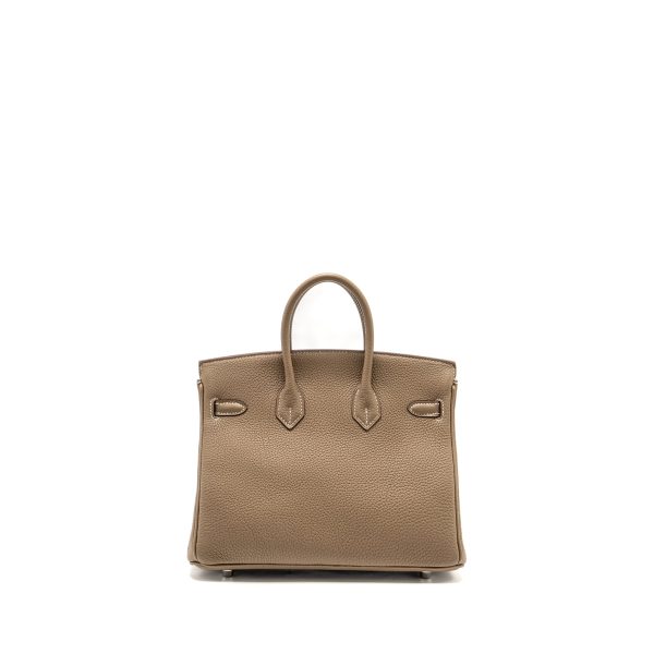 Hermes Birkin 25 Togo Etoupe SHW Stamp B