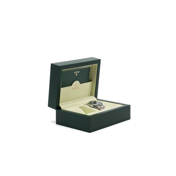 Rolex 40mm Submariner Date Watch Oystersteel Green Dial in Green Ceramic M116610LV
