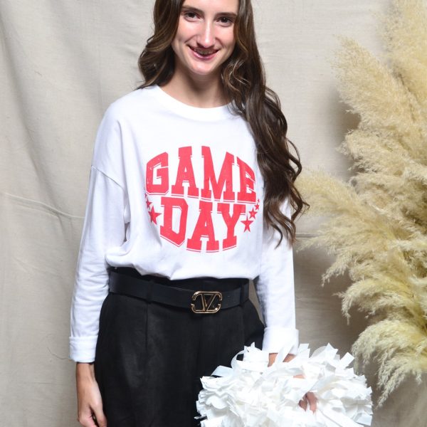"Game Day" Stars Crop Top